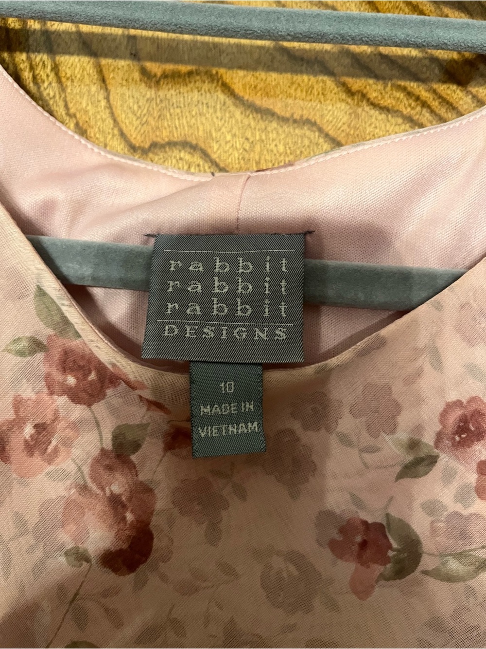 M Rabbit Rabbit Rabbit Women's Pink Floral A-Line Skirt - Picture 6 of 8